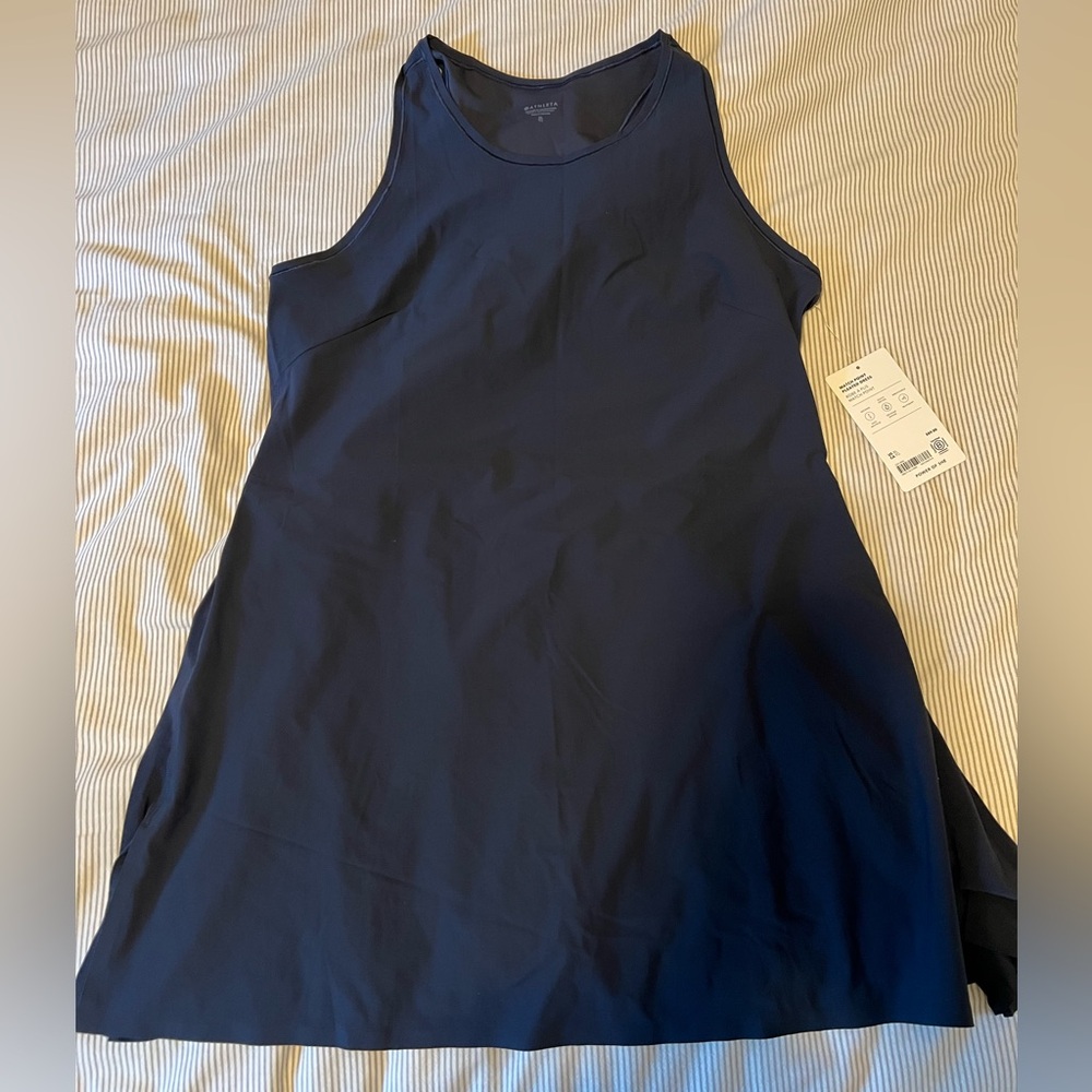 NWT Athleta Match Point Pleated Dress